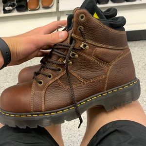 DOC MARTENS Mens 13 Steel Toe Boots